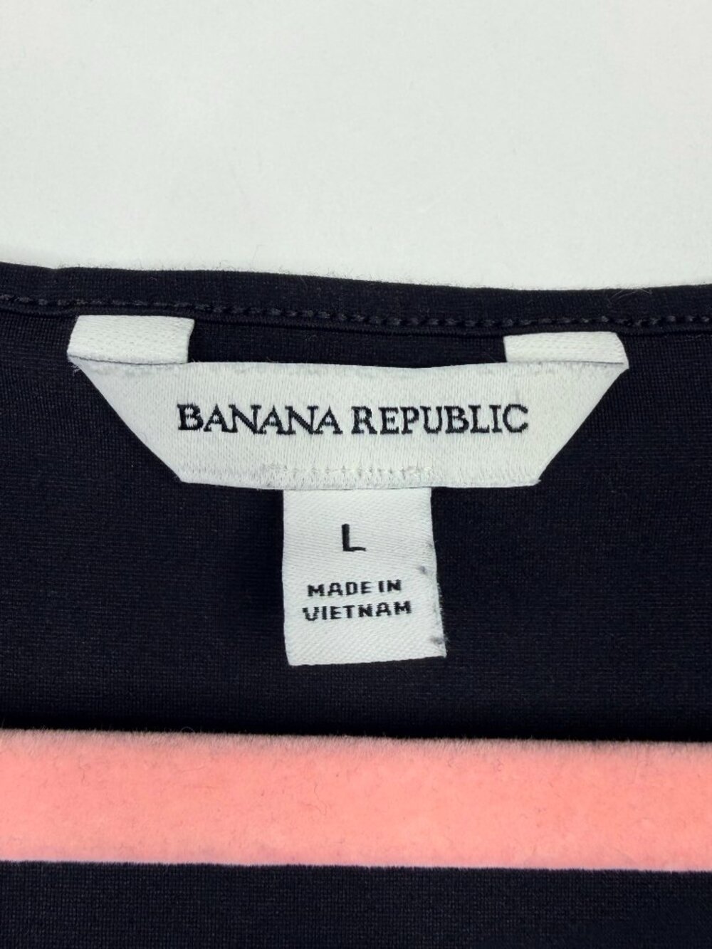2/$30 Banana Republic Knit Racerback Bodysuit Black Large #A3900 - Picture 8 of 11